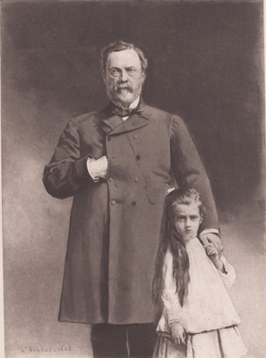 M. Pasteur and his Grand-Daughter
from the painting by L. Bonnat